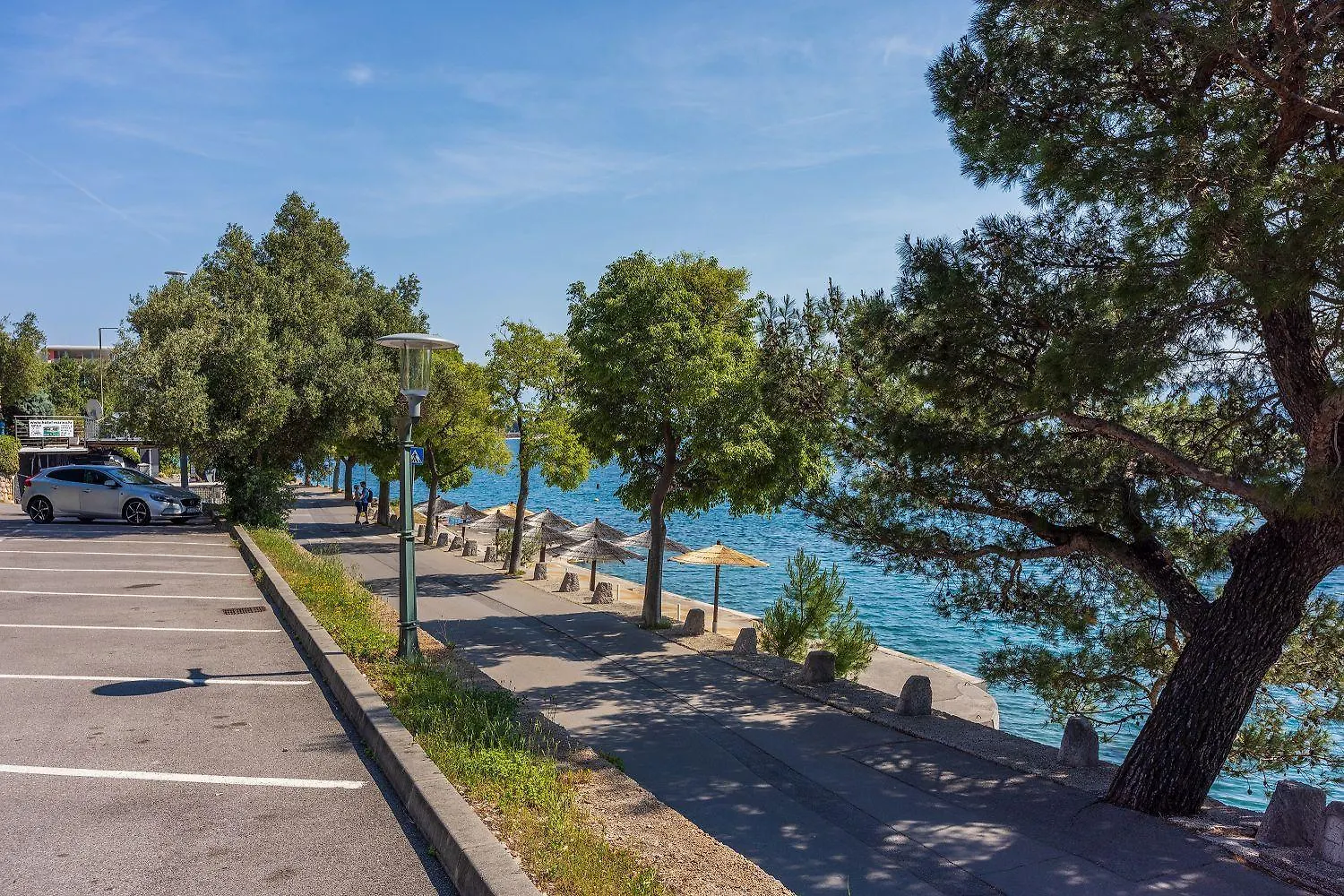 Traumhaftes Apartment Direkt Am Meer Mit Privatem Balkon, Meerblick, Waschmaschine, Klima Selce Chorwacja