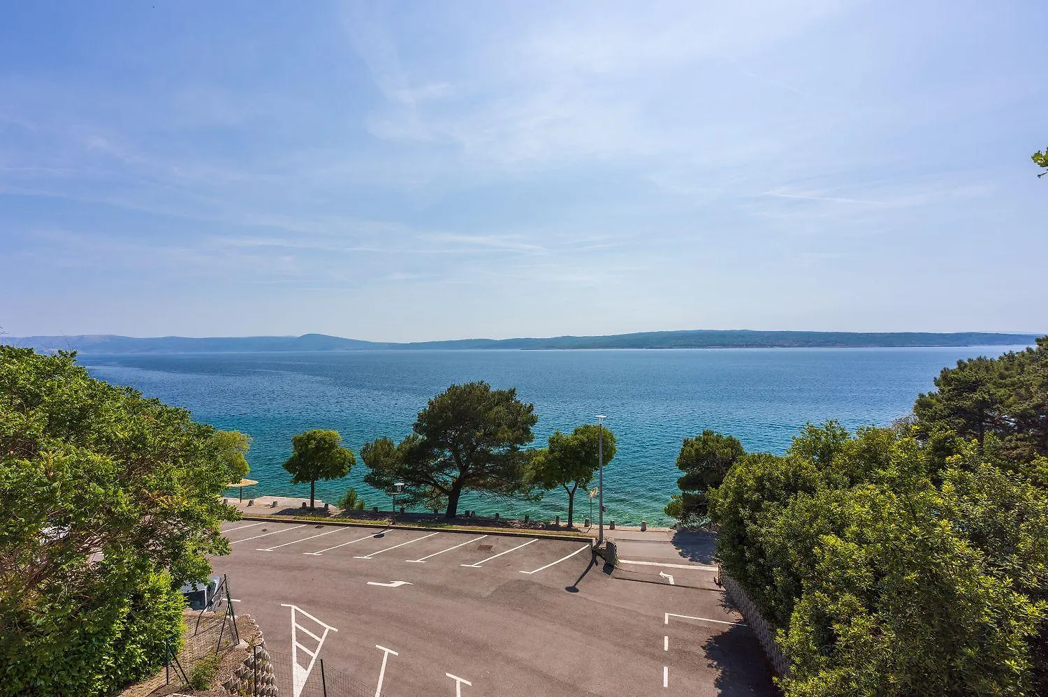 Traumhaftes Apartment Direkt Am Meer Mit Privatem Balkon, Meerblick, Waschmaschine, Klima Selce 0*,